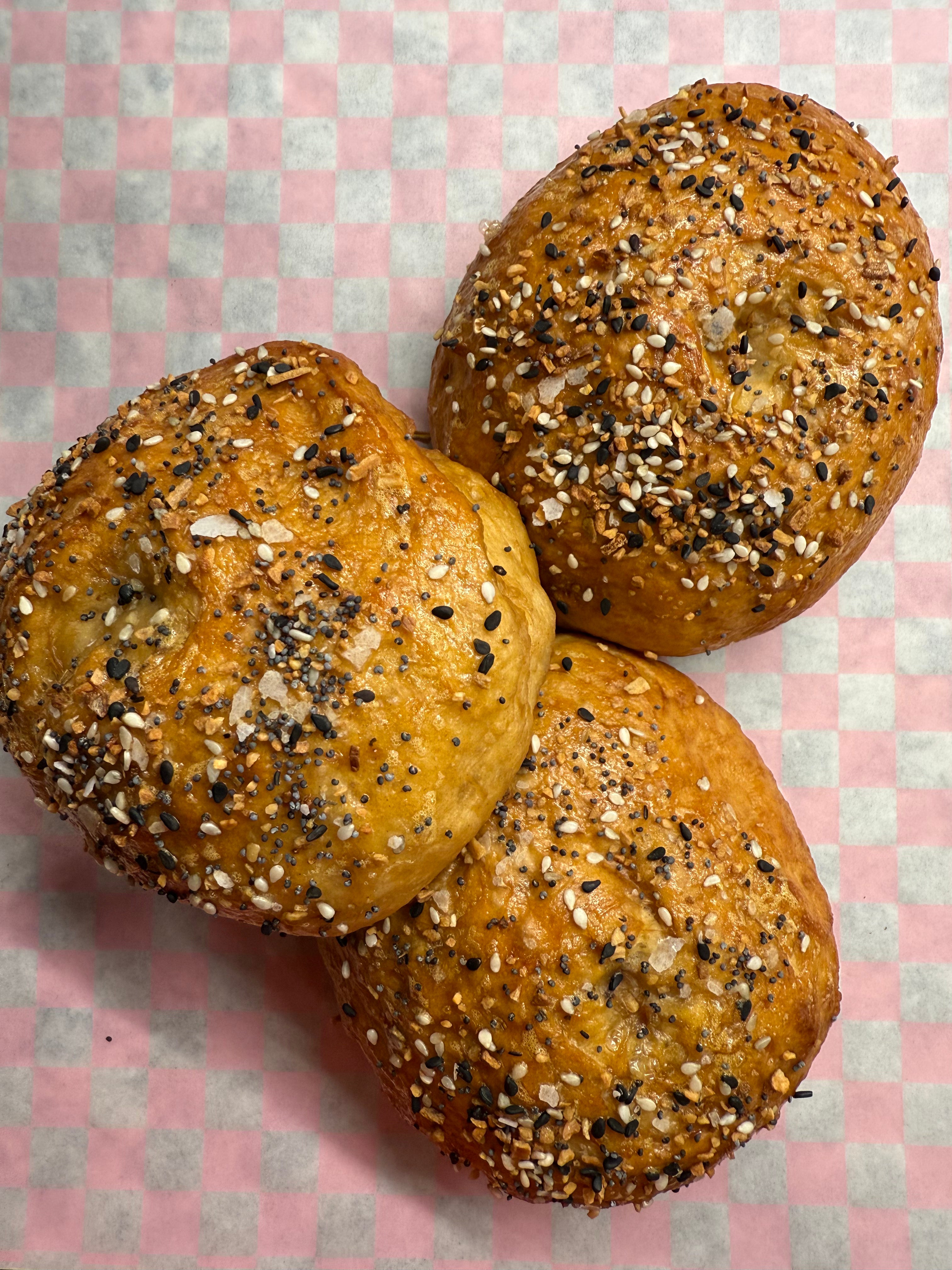 Everything Sourdough Bagels