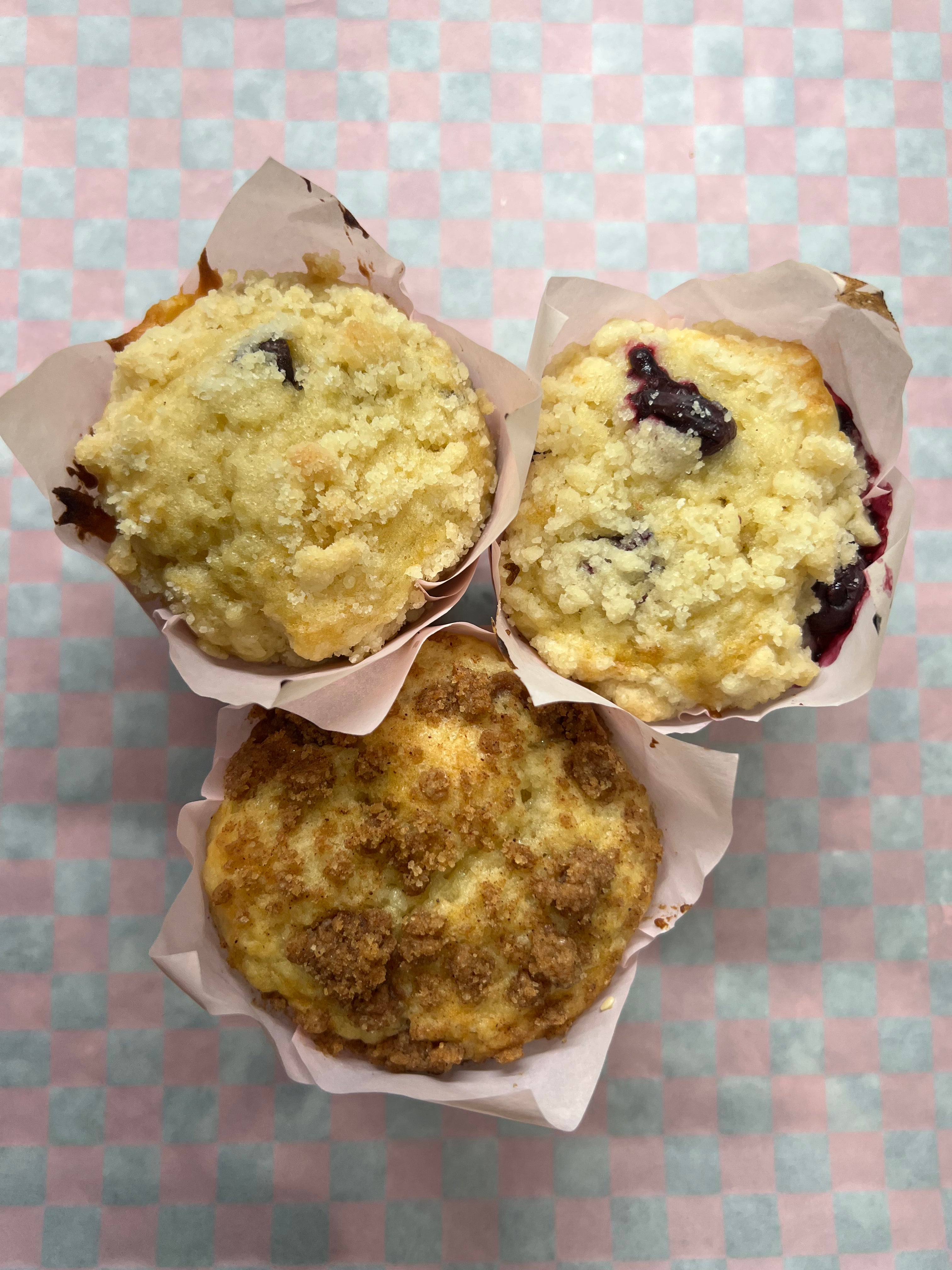 Half and Half Sourdough Muffins