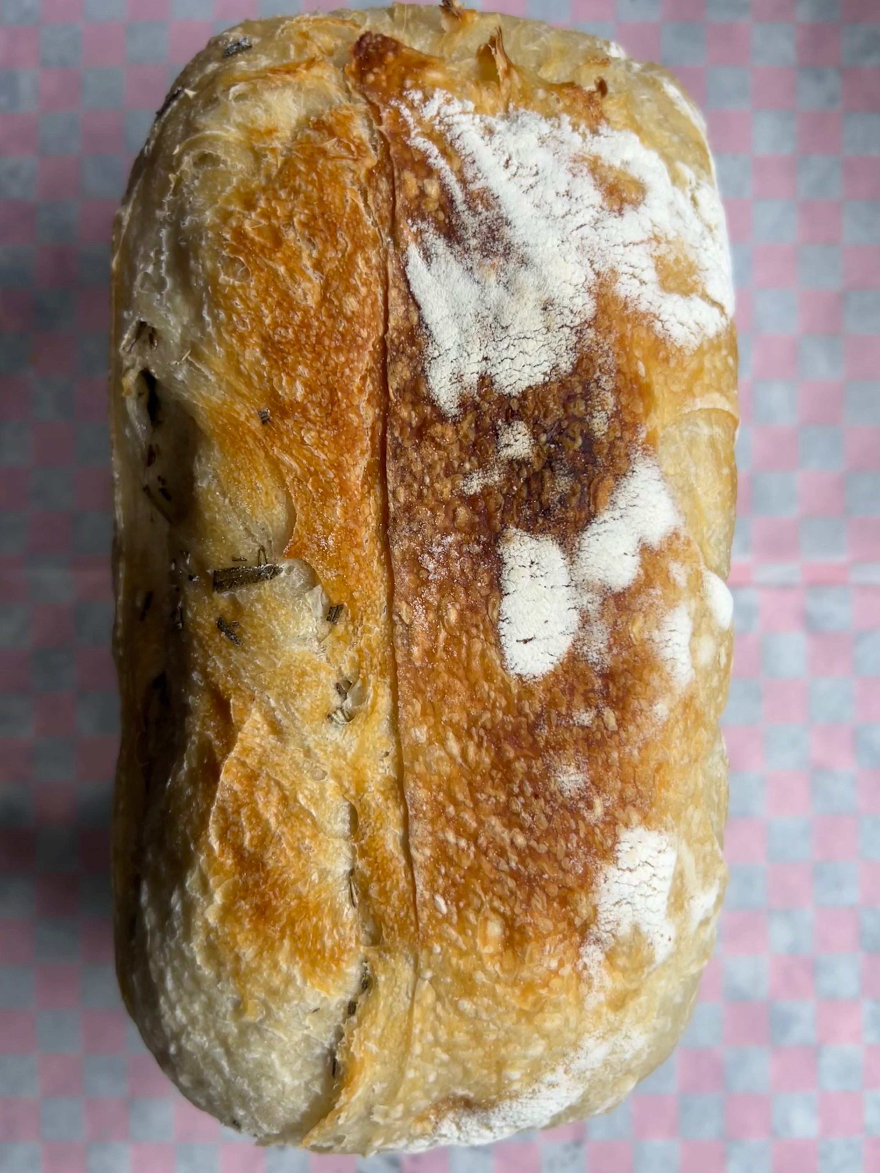 Rosemary Roasted Garlic Sourdough Loaf